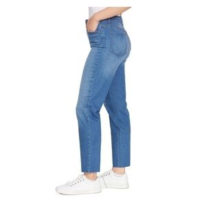Sanctuary Social Standard Slim Straight Raw Hem Jeans -Size 10